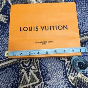 Louis Vuitton Orange Box and bag; passport empty box